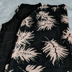 Two pairs flowy pants